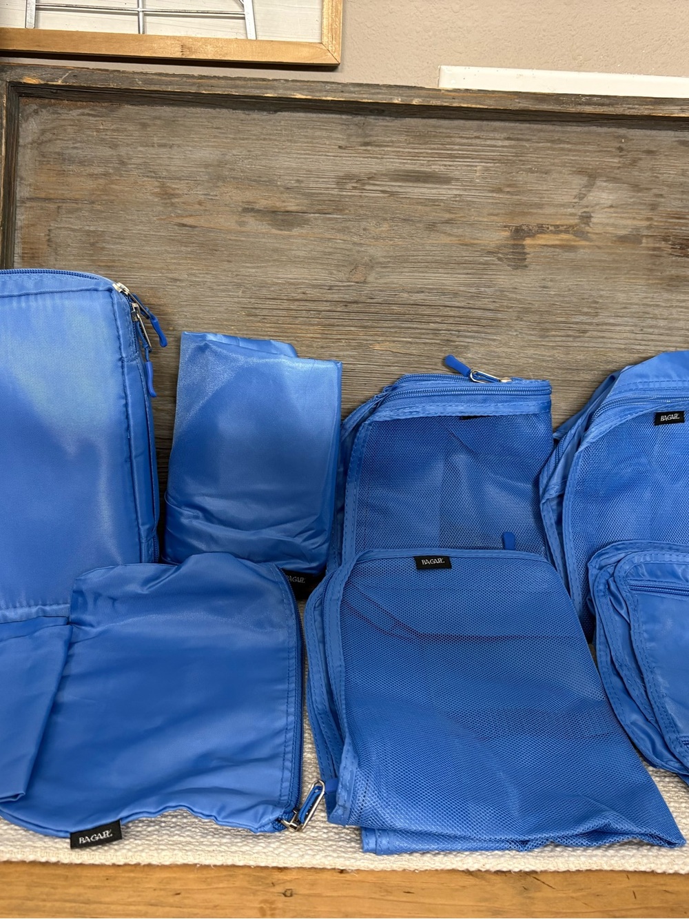 Men's Travel Packing Organizers Set - Blue